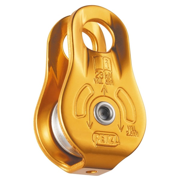 PULLEY-PETZL-1/2"-ALUMINUM 4.1" x2.4" x1.8"